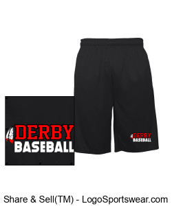 Derby Baseball Mens Shorts MSH1 Design Zoom